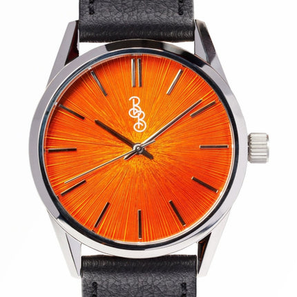 Orange Sunburst Watch