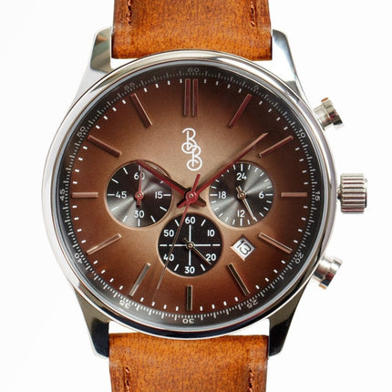 Brown Retro Chronograph
