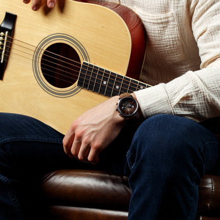 Brown Retro Chronograph
