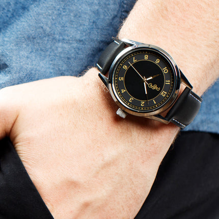 Black and Gold Classic Watch
