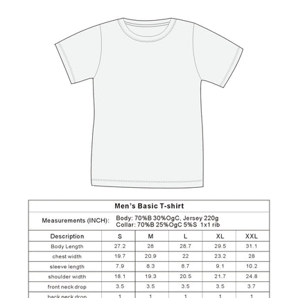 The Original Men's Bamboo Viscose/Organic Cotton Short Sleeve T-Shirt - Classic Cut