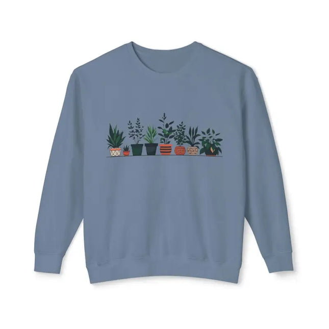Ocean State Styles Unisex Sweatshirt Potted Plant Design