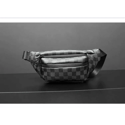 Unisex Luxury Black Fanny Pack Women Belt Bag Waist Purse Cross Body Bag Bum Fashionable Waist Bag For Traveling